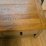 Solid Wood Two Tone Coffee Table with Drawers & Lower Shelf Excellent Condition Image 2