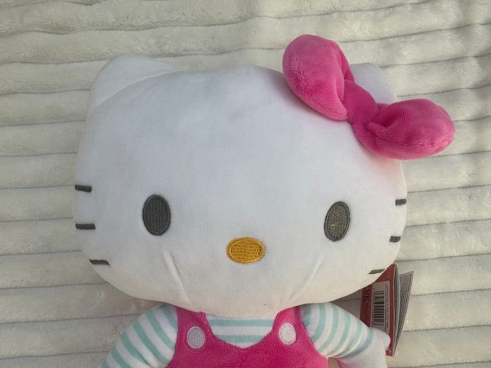 Hello Kitty Plush Pink Dress approx. 35 cm. a bit dirty Please see pictures