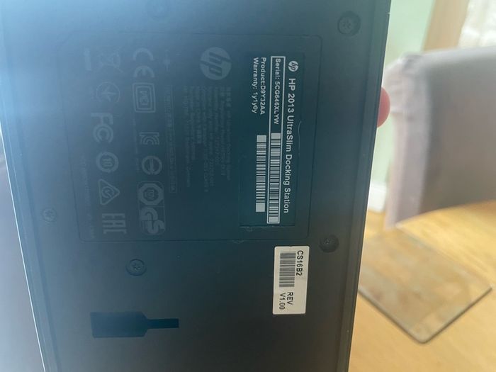 HP docking station and charger