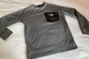 Boys genuine The North Face Sweater Top Grey XL