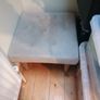 Black rug 2x1m, foot stools, picture, game chair, arm broken. Image 2
