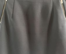 h&m black mini  skirt size 12