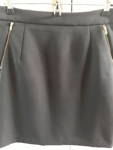 h&m black mini  skirt size 12