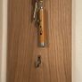 Wall hooks on solid oak panel Image 3