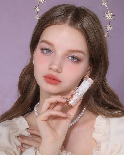 Flower Knows Little Angel Collection Matte Lipstick in C02 Fantasia