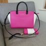 Michael Kors original genuine Selma satchel large tote with shoulder strap and matching wristlet wallet Image 2