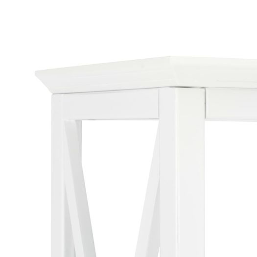 Bookcase with 1 Drawer White 60x30x170 cm MDF