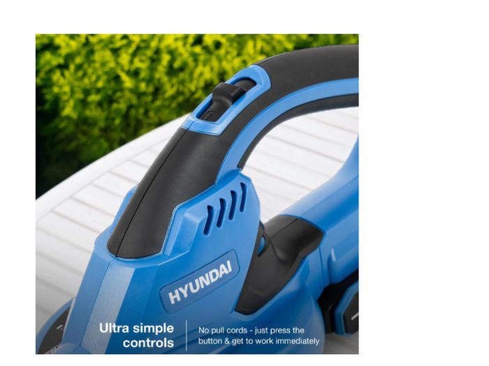 Hyundai 10'' 25cm Cordless Chainsaw 20V Li-Ion 4Ah Battery and Charger