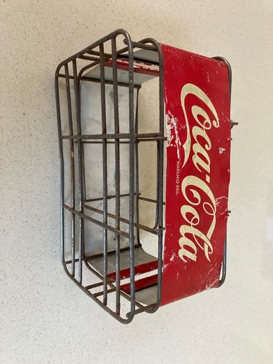 Coca Cola 6 bottle carrier holder 50's Italian RARE