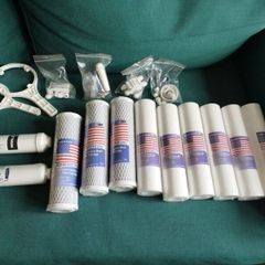 Replacement cartridges for reverse osmosis water filter