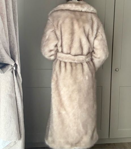 4th & Reckless Schiffer Belted Faux Fur Long Coat
