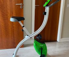 Gymbit Exercise Bike White & Green Very Good Condition