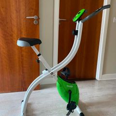 Gymbit Exercise Bike White & Green Very Good Condition