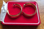 Vintage Golden Tone Earrings