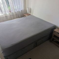 Complete Bed Set: Emma Mattress + JYSK Storage Base + 2 Lockers
