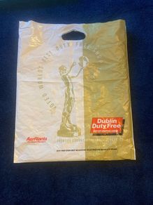 Vintage 90's "Aer Rianta", Roches Stores and Clerys Plastic Carrier Bags 15 euroEACH