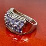 Sterling silver ring with Tanzanite Image 5