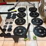 Serious Gym Weightlifting Set, Heavy Power Squat Rack + All In Photos!! Image 2