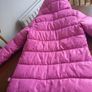 Benetton pink puffa coat, hooded, 10 yrs Image 9