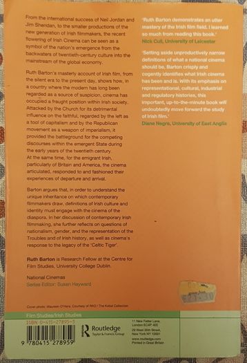 Irish National Cinema by Ruth Barton