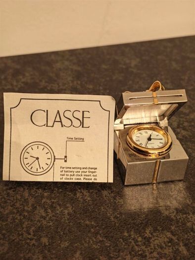 Miniature Present Clock In Box