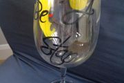 Hand Painted Wine Glass for Sale