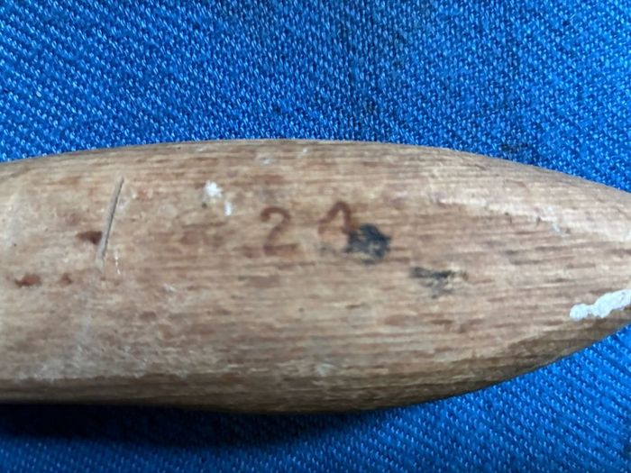 Vintage drafting bristle brush