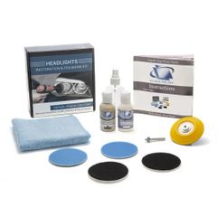 Glass Polish 31016 | DIY Headlights and Tail-Lights Restoration Kit - Removes Scratches and Restores Dull, Faded, Discoloured Car Headlights and Tail-Lights
