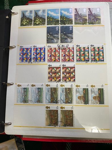 2 vintage stamp books