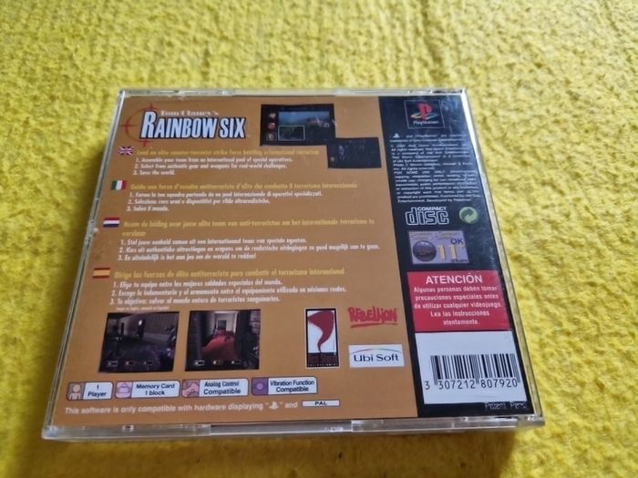 Rainbow Six Tom Clancy s PlayStation1 Ps1 PlayStation2 Ps2 games Original