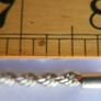 Vintage Silver Plated Rope Chain Bracelet 8inch Image 7