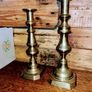 vintage brass candle holders Image 3