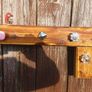 Rustic Oak stove mantle / shelf / coat rack Image 7