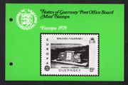 1978 Guernsey Europa Stamps Monuments Commemorative Stamps Presentation Pack