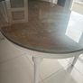 Dining table with glass top Image 2