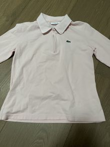 Lacoste pink t-shirt - size 36 (6)