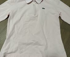 Lacoste pink t-shirt - size 36 (6)