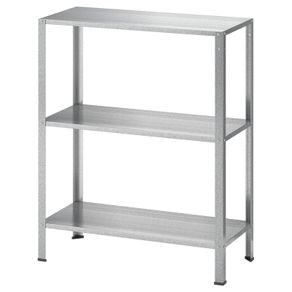 IKEA HYLLIS Galvanised Shelving Unit - 60 x 27 x 74 cm