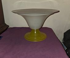 Vintage large glass bowl