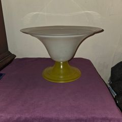 Vintage large glass bowl