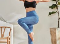 main image for ad Blue gym leggings