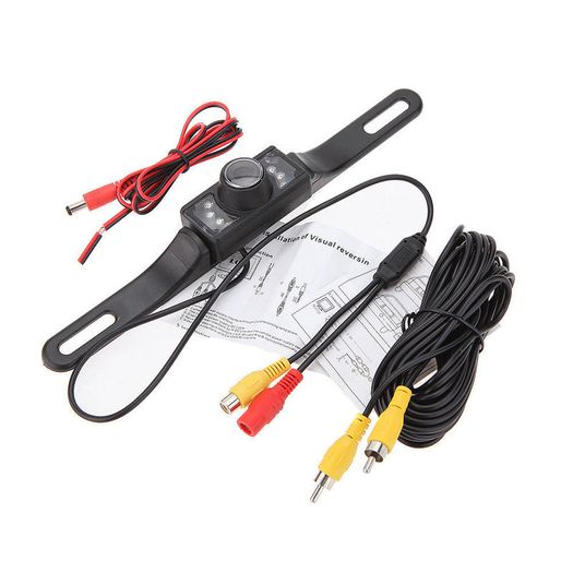 CMOS Car Rear View Reverse Boot Backup Camera Parking Night Vision Waterproof 7LED