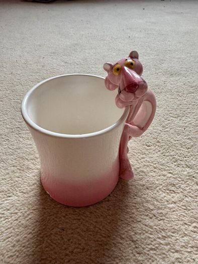Vintage 1980s Pink Panther Ceramic Collection, 8 Pieces, Royal Orleans