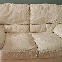 2 Italian leather sofas