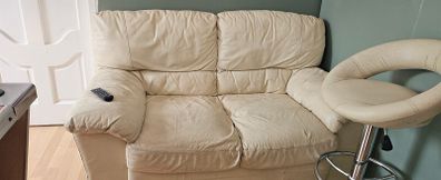 2 Italian leather sofas