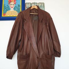 Leather Coat Size Uk 14