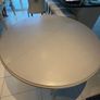 Coach house table & upholstered chairs Image 4