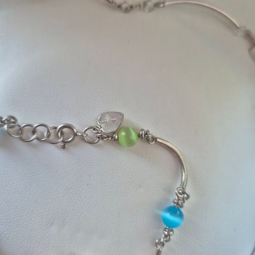 Sterling silver stamp 925 collier/bracelet size 18.5cm