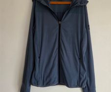 Medium, Mens Gym+Coffee Athleisure Hooded Zip Jacket with Zip Pockets