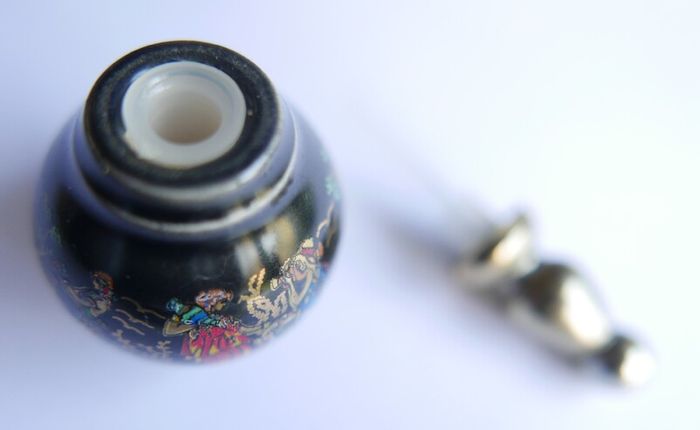 Vintage Miniature Pallini Greek Venus Perfume Bottle Handmade in Greece